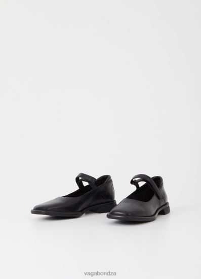 Ballet Flats Vagabond Brittie Shoes Black Leather Women DPX48194