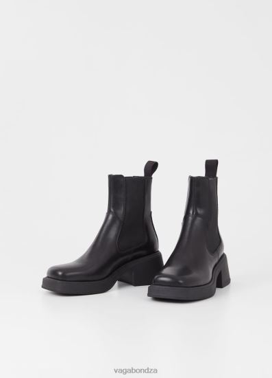 Boots | Vagabond Dorah Boots Black Leather Women DPX48197