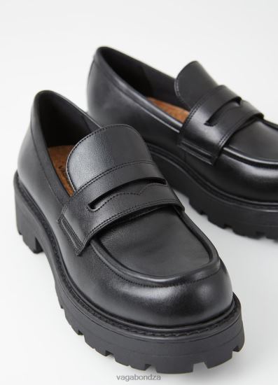 Loafers | Vagabond Cosmo 2.0 Loafer Black Leather Imitation Women DPX48151